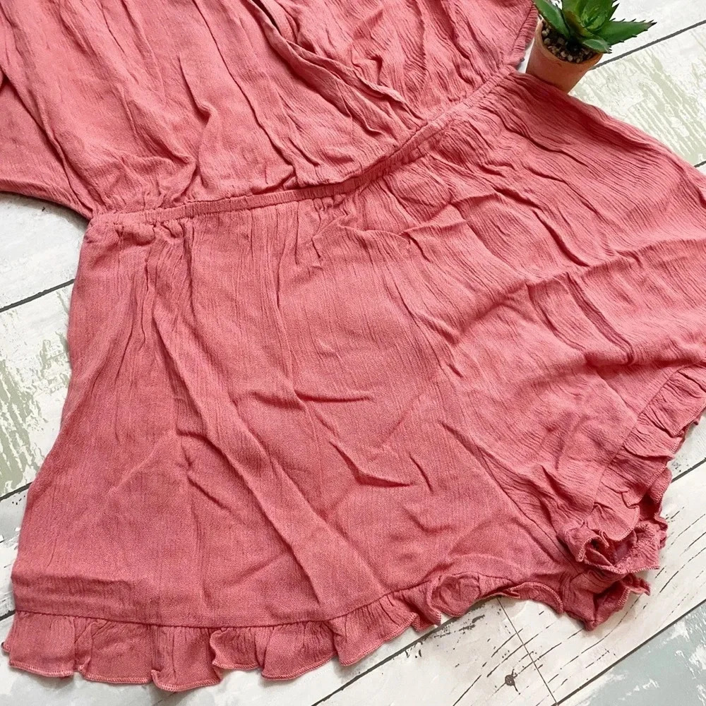 ⭐️NEW⭐️ TOPSHOP Lightweight Boho Ruffled Romper - Picture 7 of 11